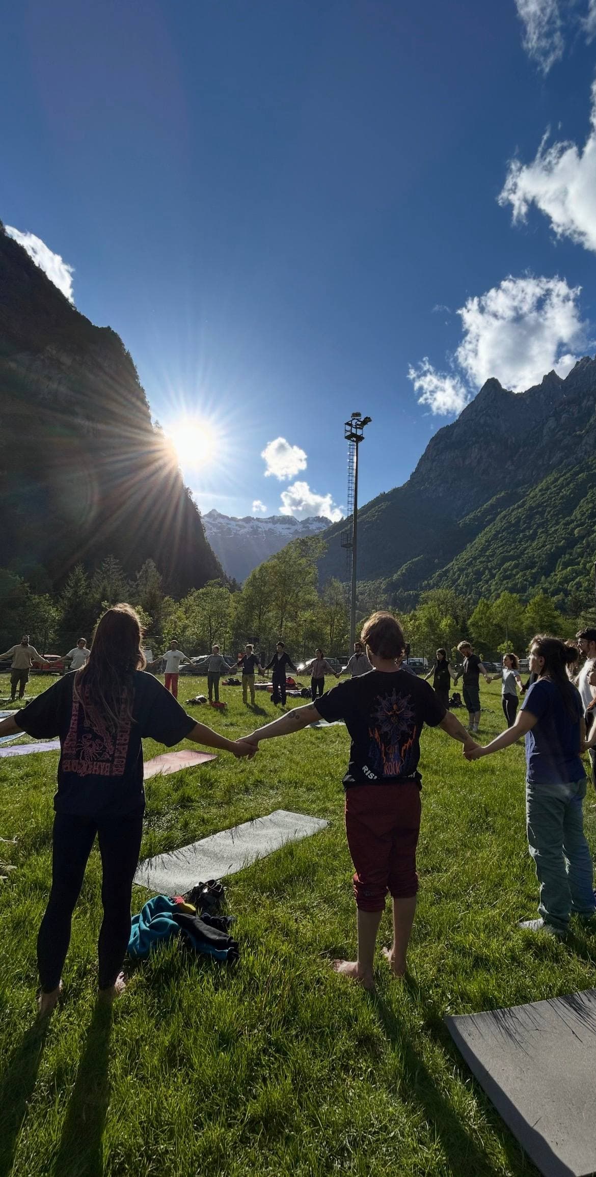 Momento di pratica in natura