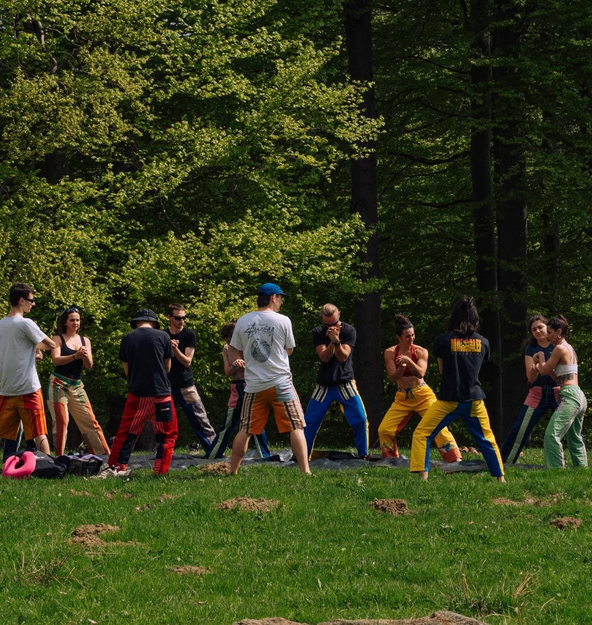 Momento di pratica in natura